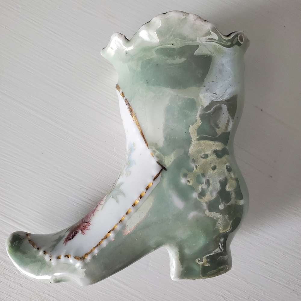 Porcelain  shoe or boot. Made in Germany.